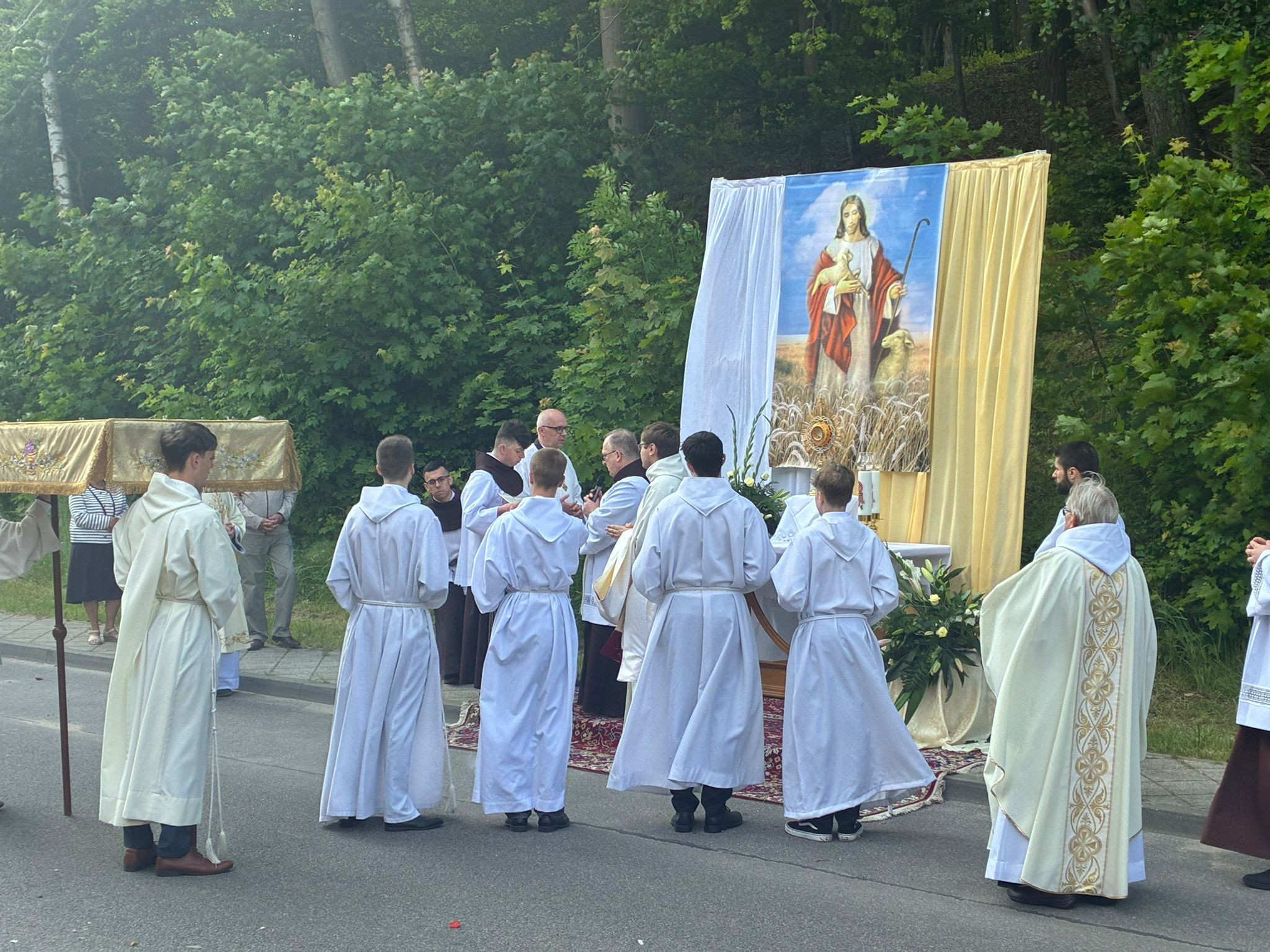 Procesja Bożego Ciała w Wejherowie/źródło: Twoja Telewizja Morska