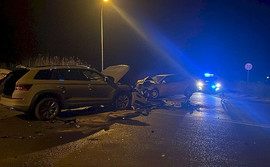 Cztery osoby ranne w wypadku dwóch samochodów osobowych w Kazimierzu