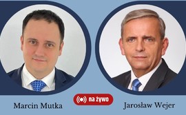 Debata wyborcza kandydatów na wójta gminy Luzino - Jarosława Wejera i Marcina Mutki