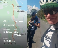 13-latek wraz ze swoim 67-letnim dziadkiem przejechali w ciągu jednego dnia ponad 240 km. Wyczyn te może stać się Rekordem Polski