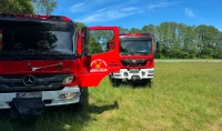 Akcja gaśnicza w powiecie wejherowskim