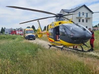 Kobieta wypadła z balkonu w Chłapowie