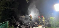 Dwie osoby zginęły w pożarze altany na gdańskich działkach