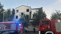 Nocny pożar w budynku – czwórka dzieci trafiła do szpitala