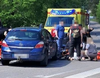 90-latek potrącił rowerzystę. Dziecko trafiło do szpitala
