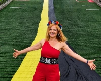 Kaszubska muzyka dotarła na Krupówki, a 95 metrowa flaga na Wielką Krokiew!