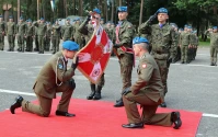 Uroczyste przekazanie dowództwa w jednostce wojskowej