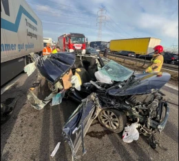 Wypadek zablokował dojazd do S7. Jedna osoba poszkodowana
