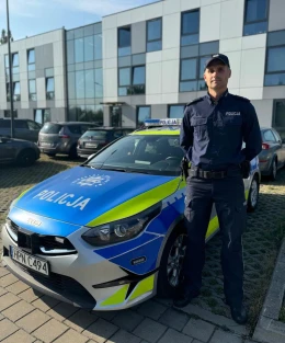 'Miał problem z utrzymaniem prawidłowego toru jazdy'. Policjant po służbie zatrzymał sprawcę kolizji 