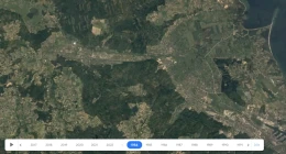 Tak wygląda Wejherowo widziane z kosmosu. Sprawdźcie, jaki był widok z lat '80 i '90