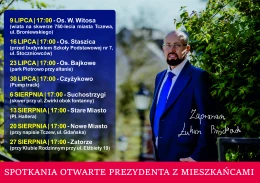 Wakacje z prezydentem Tczewa. Spotkania z mieszkańcami