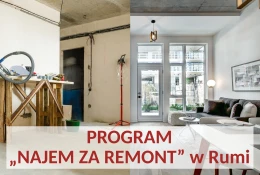 Mieszkanie za remont w Rumi dostaniesz!