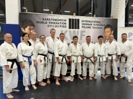 Propagator karate na Pomorzu Mirosław Ellwart podnosił swoje umiejętności z legendą karate