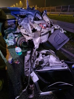 Groźny wypadek w Gdańsku. 'Z pojazdu zostały wyrwane drzwi'