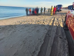 Tragedia nad morzem. Nie żyje mężczyzna