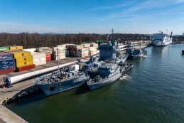 Okręty NATO w Porcie Gdańsk. Jednostki sojuszu cumują przy Nabrzeżu Westerplatte