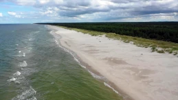 Zamknięta droga na plażę w Słajszewie. Prowadzone będą  badania geologiczne pod budowę elektrowni jądrowej