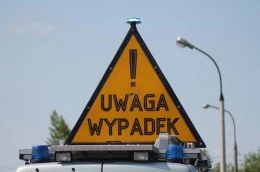 Dachowanie na A1. Utrudnienia w ruchu