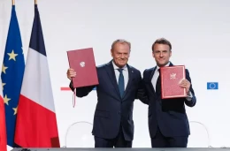 Prezydent Francji Emmanuel Macron z wizytą w Gdańsku
