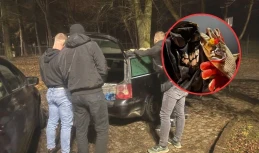 Pseudokibice chcieli odpalić środki pirotechniczne w środku miasta. 'Byli przygotowani do napaści'