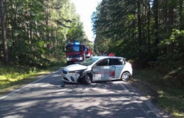 Wyprzedzała i uderzyła w opla. Dostała mandat