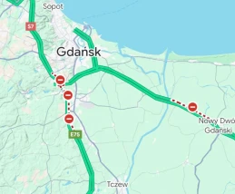 Fałszywe blokady na mapach mogą wprowadzać w błąd kierowców. Uwaga na nieprawdziwe komunikaty