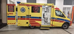Ambulanse dla ludzi z otyłością olbrzymią. Przypominają kontenery