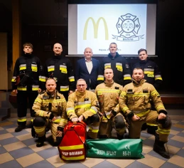 Fast - foodowy potentat wsparł strażaków
