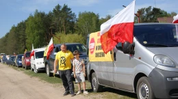 'Nie chcemy życia w kurzu i hałasie!' Protest przeciwko elektrowni atomowej