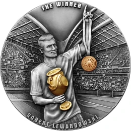 W Gdańsku wydali monetę z Robertem Lewandowskim. Warta jest około 1,4 tys. zł [ZDJĘCIA]