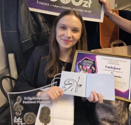 Wokalny sukces na festiwalu. Młoda artystka zdobyła pierwsze miejsce