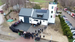 OSP Łebno z nową remizą. Zmodernizowany budynek już służy ochotnikom | ZDJĘCIA