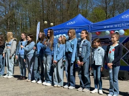 Niebieski kolor opanował wejherowski park. Za nami Festyn Rodzinny z okazji Dnia Świadomości Autyzmu