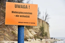 Klif cały czas eroduje. Chcą go zabezpieczyć