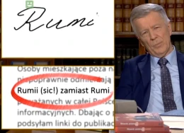 Rumia przez jedno, czy dwa "i"? Prof. Miodek wyjaśnia 