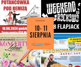 Weekendowa mapa imprez na 10-11 sierpnia - nie przegap!