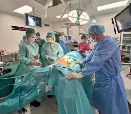 Pierwsza taka operacja w asyście robota na Pomorzu