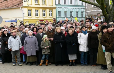 Prezydent Lech Kaczyński w Wejherowie - 2009 rok
