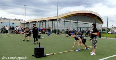 Wejher Cross Games 2017, półfinał – sanie i kamizelka, fot. Leszek Spigarski