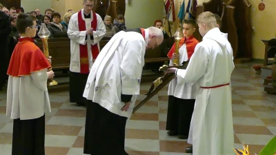 Liturgia Wielkiego Piątku w wejherowskiej Kolegiacie