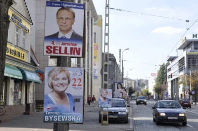 Plakaty wyborcze zasypały trójmiasto