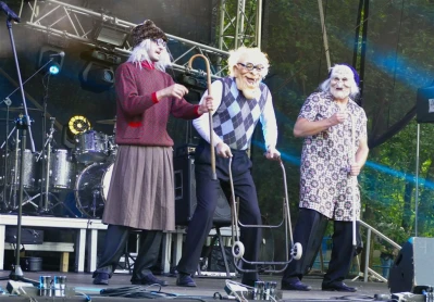 Kabaret Dno i zespół Mitra na Letnim Festynie w Wejherowie