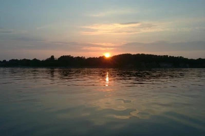 Osłonino, widok na klif od strony zatoki