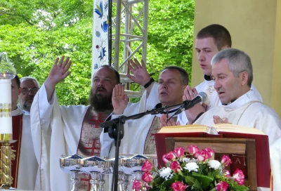 Uroczystości odpustowe na Kalwarii (fot. Leszek Spigarski)