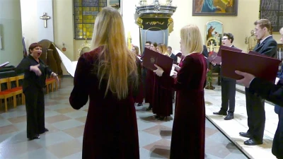 Koncert muzyki pasyjnej w Kolegiacie (31.03.2017) – fot. Leszek Spigarski