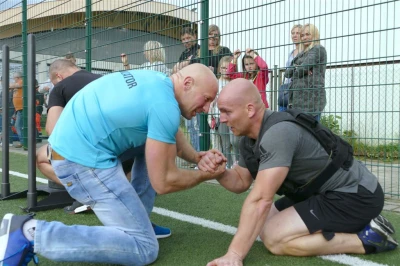 Wejher Cross Games 2017, półfinał – sanie i kamizelka, fot. Leszek Spigarski