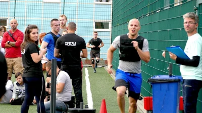 Wejher Cross Games 2017, półfinał – sanie i kamizelka, fot. Leszek Spigarski
