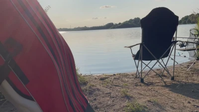 Zawody wędkarskie nad jeziorem Orle
