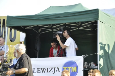 Ekipa TTM podczas realizacji meczu Gryf - Korona