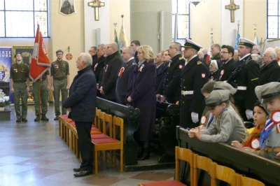 Święto Niepodległości 2017 – msza święta w wejherowskiej Kolegiacie – fot. Leszek Spigarski